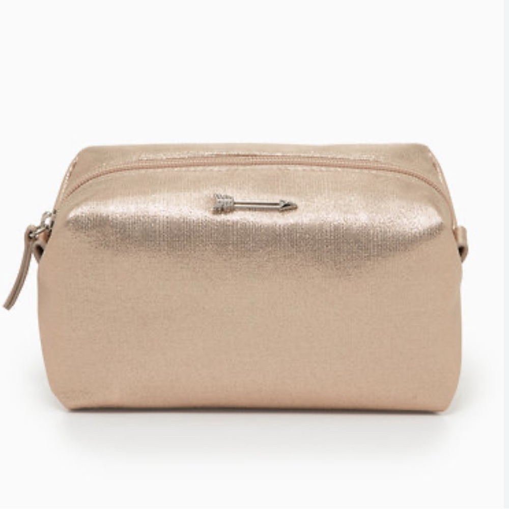 STELLA & DOT METALLIC POUF